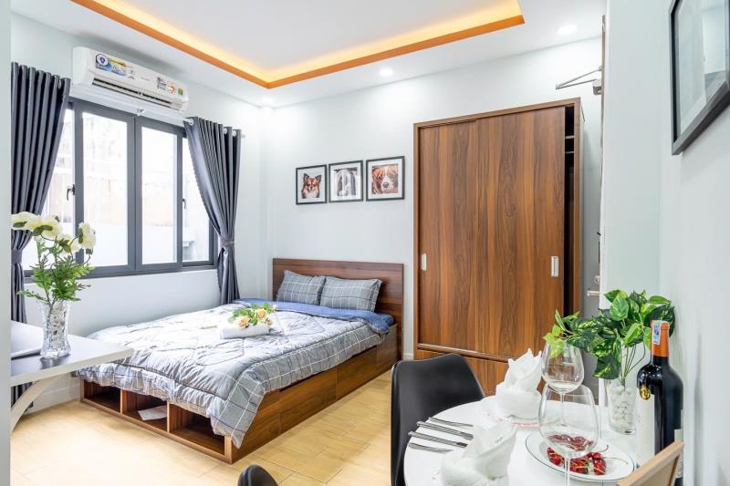 Cho thuê căn hộ 35m² – full nội thất – gần ngã tư hàng xanh  - Ảnh 2