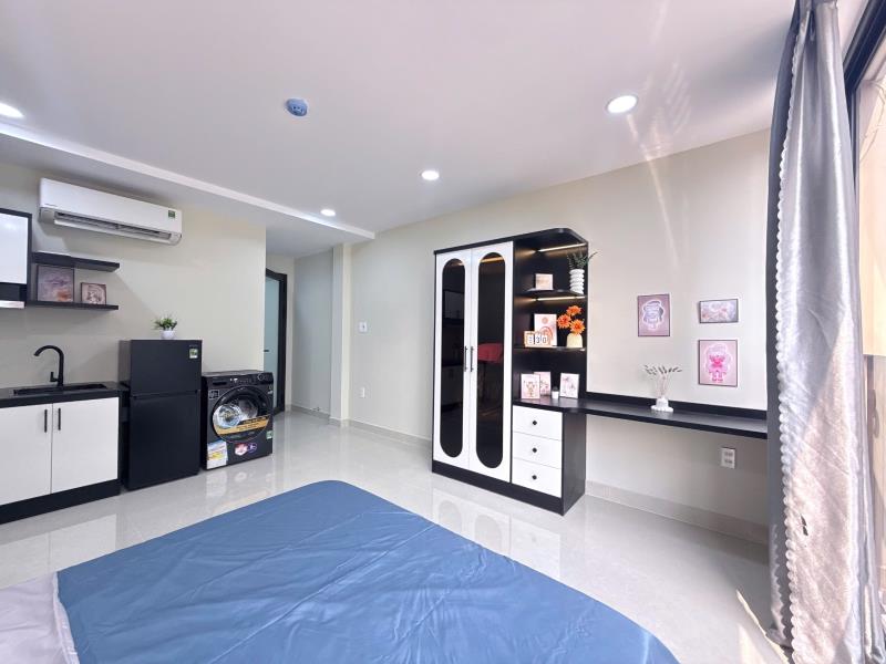 ✨ Studio ban công siêu iu 🌿 – góc nhỏ chill chill ✨  📍 157 nguyễn gia trí – bình thạnh  team mê studio có ban công đâu rồi, lưu ngay chiếc địa chỉ này nha 🫶🏻 một góc nhỏ riêng tư để chill chill v - Ảnh 3