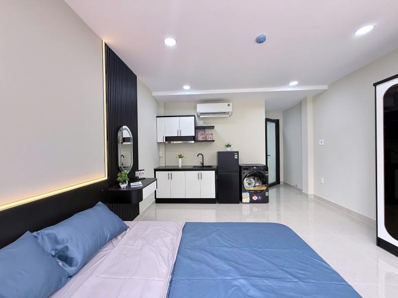 ✨ Studio ban công siêu iu 🌿 – góc nhỏ chill chill ✨  📍 157 nguyễn gia trí – bình thạnh  team mê studio có ban công đâu rồi, lưu ngay chiếc địa chỉ này nha 🫶🏻 một góc nhỏ riêng tư để chill chill v - Ảnh 4