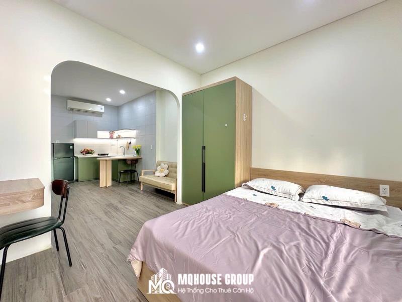 Căn hộ 1pn ban công chill nguyễn thị nhỏ - full nội thất, ngay trung tâm - Ảnh 2
