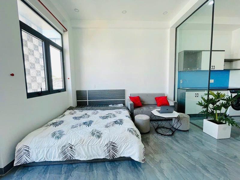 Phòng 45m2 tách bếp ban công lớn, máy giặt riêng ngay giáp quận 1- nguyễn xí, bình thạnh - Ảnh 2