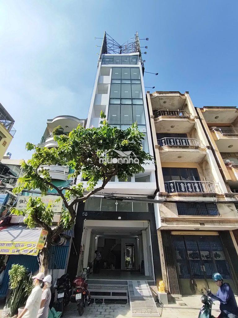 Cho thuê văn phòng mới 50m2, ngang 5m, gần etown, dưới cầu calmette