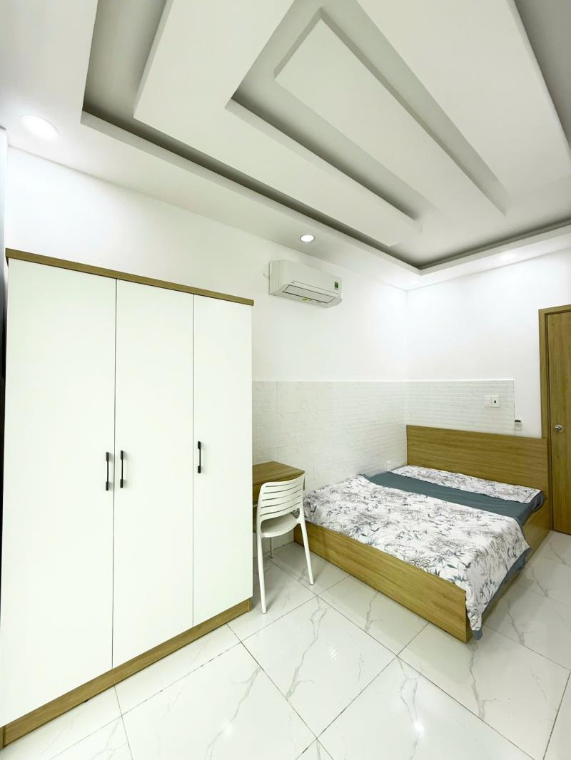 Căn hộ 1 phòng ngủ, tách bếp, ban công siêu thoáng, full nội thất tại vũ tùng, bình thạnh, sát chợ bà chiểu & giáp quận 1 - Ảnh 2