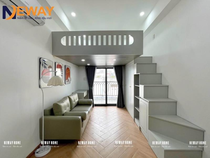 Căn hộ mini dạng vó gác bancol thoang sáng quận tân phú