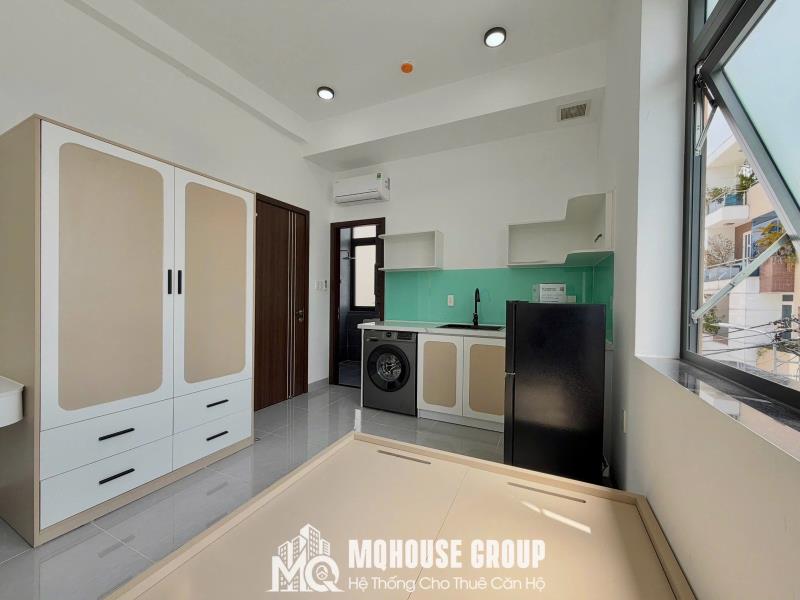 Studio full nội thất – máy giặt riêng | gần lotte gò vấp