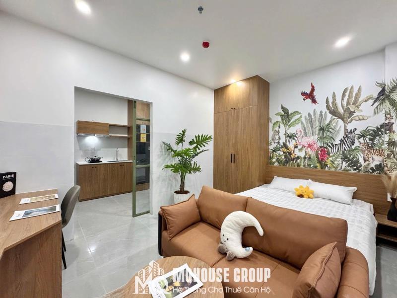 Cho thuê căn hộ 1pn bancol gần emart phan văn trị  - Ảnh 2