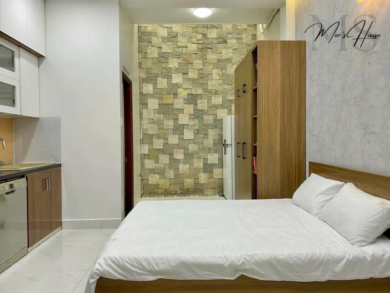 Căn hộ full nội thất -giờ giấc tự do - ngay cv hoàng văn thụ - Ảnh 4