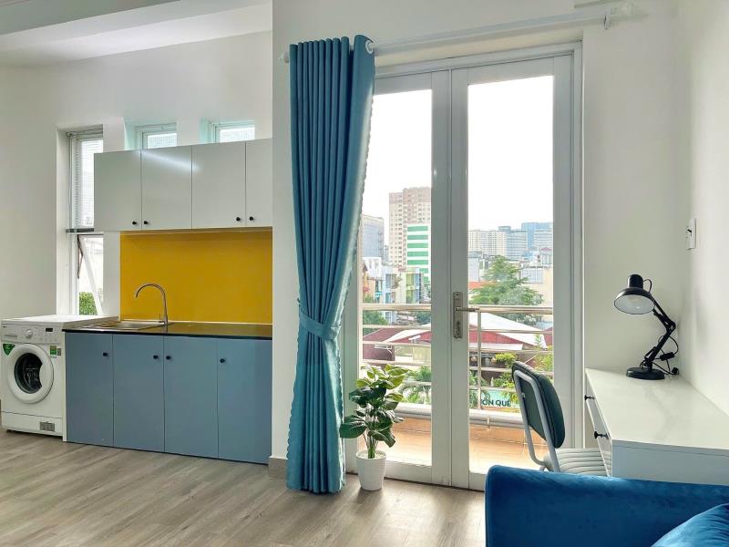 Cho thuê căn hộ bình thạnh – 40m² – ban công riêng – full nội thất – máy giặt riêng – gần hàng xanh - Ảnh 4