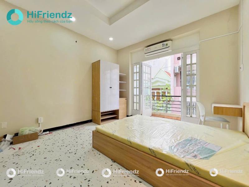 Cho thuê phòng trọ ban công 35m2 full nội thất gần cầu kiệu phù hợp ở 1-2 người đường cô bắc - Ảnh 2