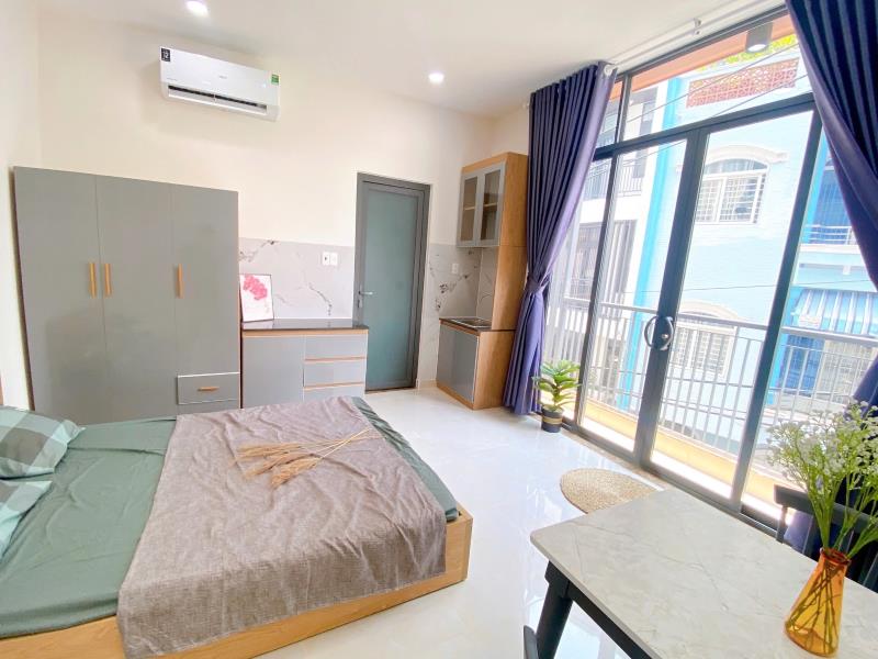 Studio gần đại học văn hiến, gần trục đường âu cơ - thoại ngọc hầu - thái thị nhạn - cenima tân bình