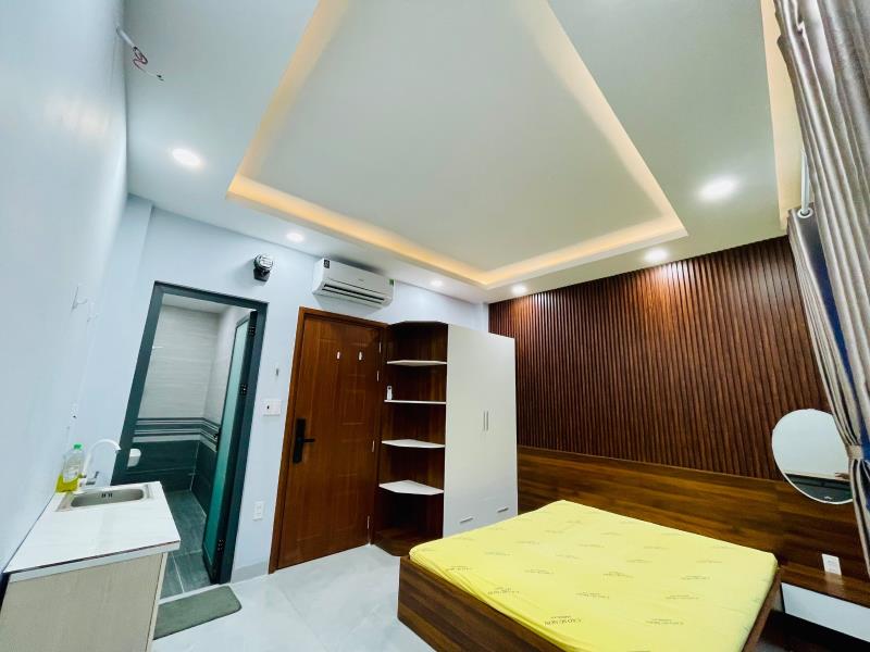 Cho thuê căn hộ có cửa sổ kính lớn thoáng mát full nội thất đường xô viết nghệ tĩnh quận bình thạnh, sát quận 1 - Ảnh 2