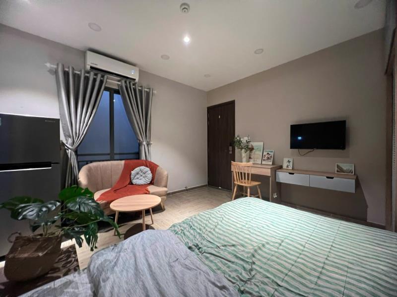 Cho thuê căn hộ sân thượng riêng rộng rãi thcho thuê căn hộ có cửa sổ lớn thoáng mát full nội thất đường nơ trang long quậoáng mát full nội thất đường chu văn an quận bình thạnh, gần phú nhuận, quận 1