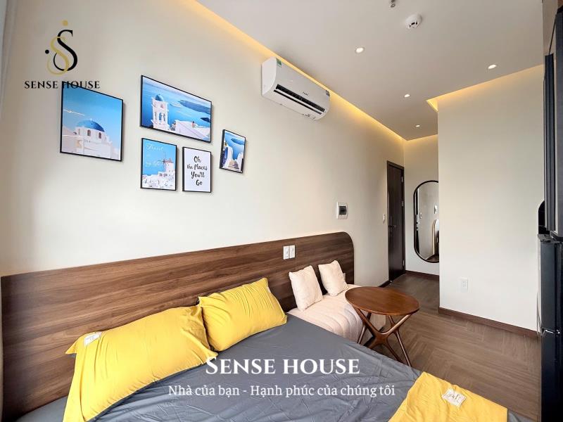 Căn hộ mới, tone gỗ, layout studio cửa sổ trời, có máy bơm khí tươi, nội thất cao cấp - Ảnh 3