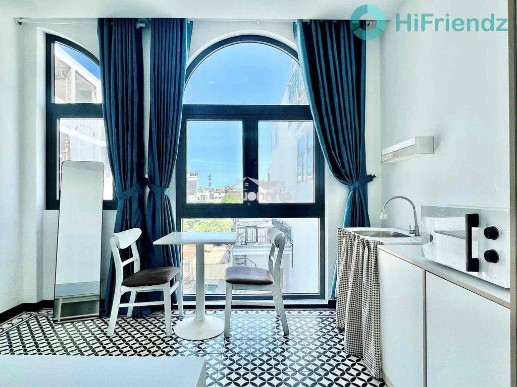 Cho thuê căn hộ cửa sổ, bancon full nội thất ngay cầu nguyễn văn cừ - Ảnh 2