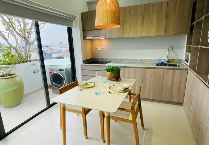 Gần cầu nguyễn văn cừ_ căn hộ 1pn quận 4_ toà nhà thang máy_ rộng 55m2_ban công lớn như resort - Ảnh 4