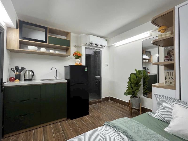 🌿 Cho thuê căn hộ studio  – lý thường kiệt, tân bình