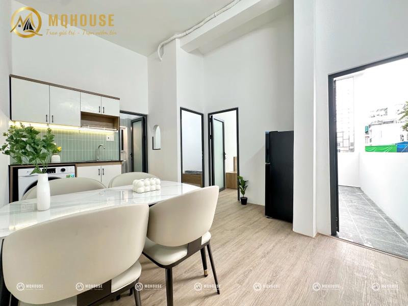 Cho thuê căn hộ 2pn bancol cực thoáng - đường lạc long quân - ngay ngã tư 7 hiền và bv thống nhất - Ảnh 3