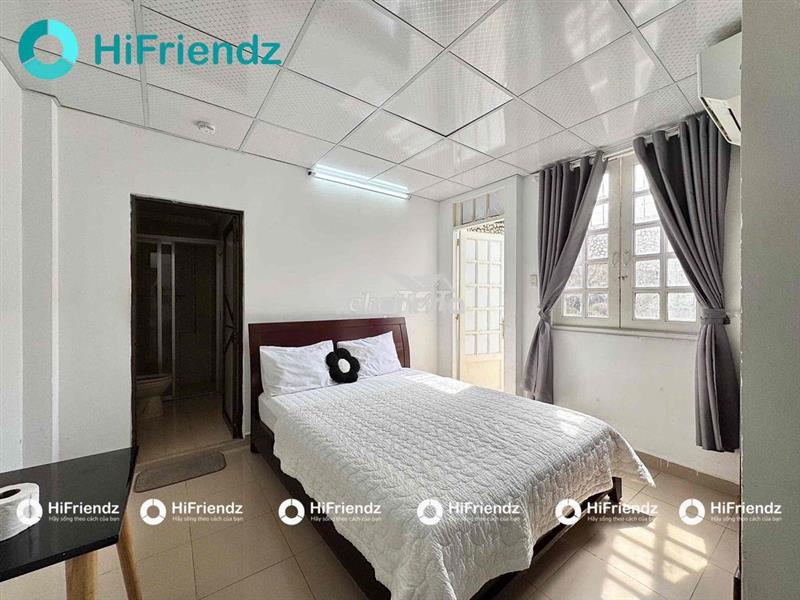 Cho thuê studio ban công full nội thất ngay f bàn cờ quận 3