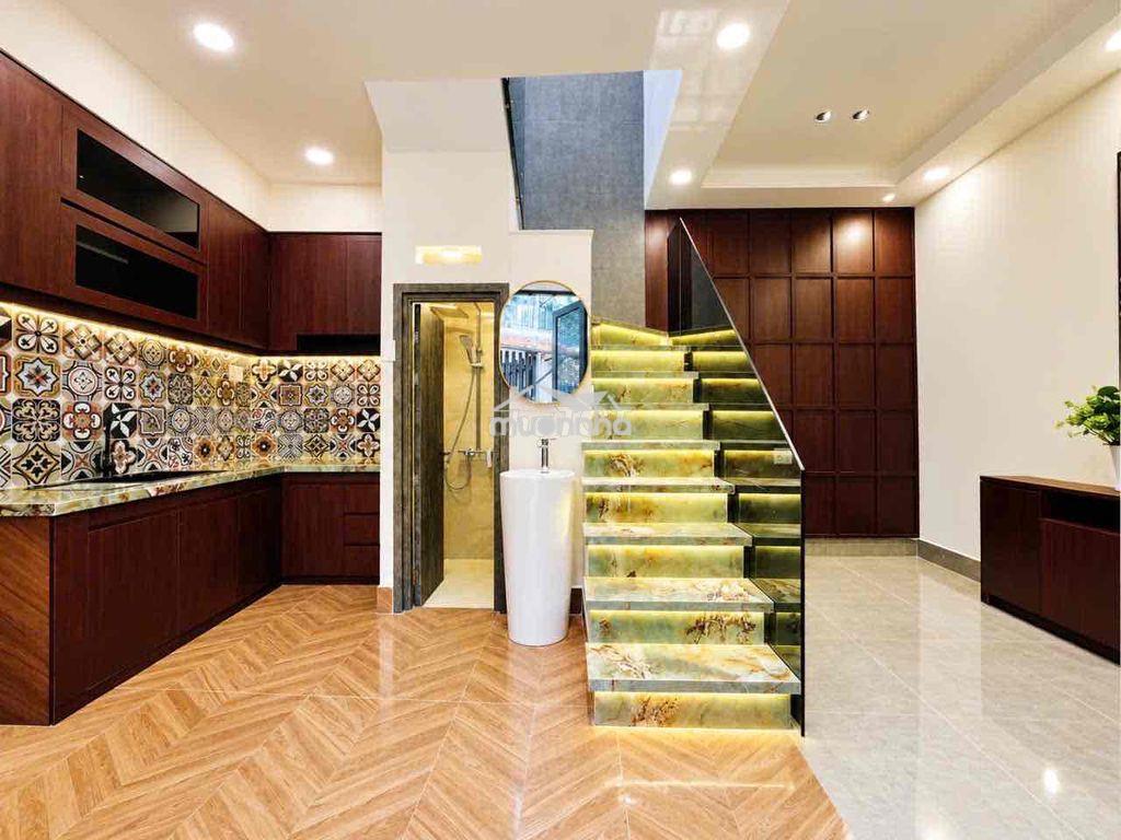 Nhà mới 100% dương quảng hàm - giáp bình thạnh - 3pn, sân thượng - 3.3 - Ảnh 2