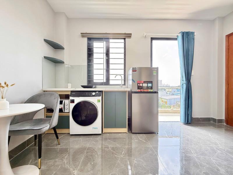 Cho thuê chdv mới khai trương - dạng studio balcon - full nt - ngay lê đình cẩn - gần tỉnh lộ 10. - Ảnh 2