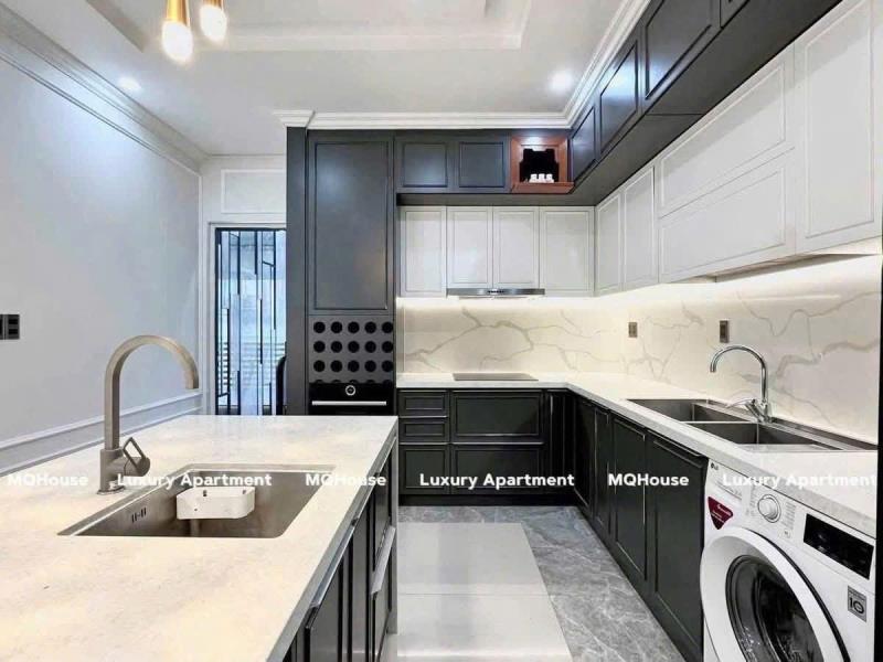 Căn 2 phòng ngủ 1wc full nội thất cao cấp sang trọng hiện đại quận 10 gần vạn hạnh mall - Ảnh 3