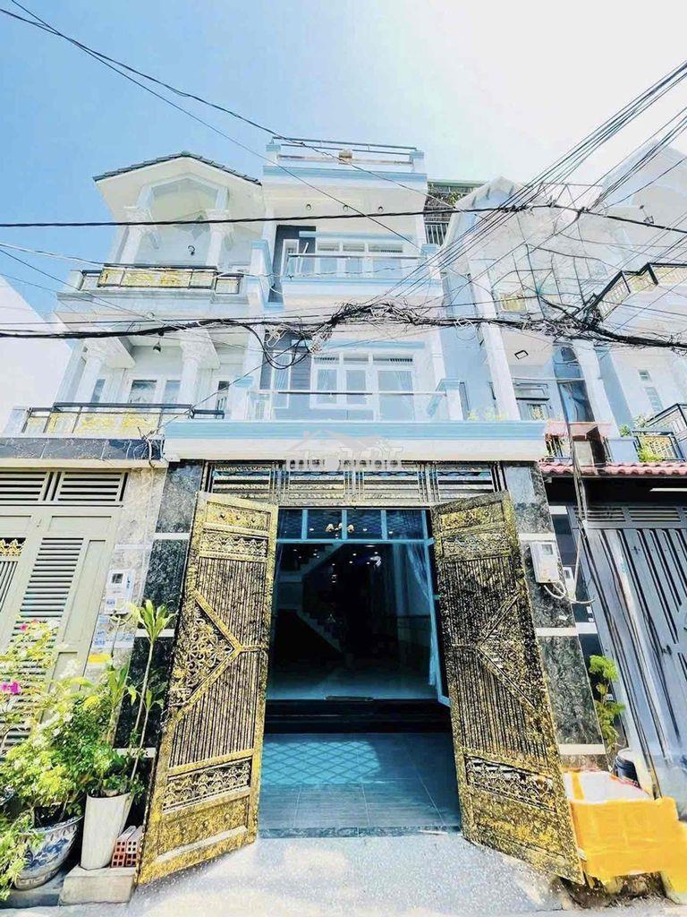 Nhà 4 tầng - hẻm xe tải đường hiệp thành 13, q12 - 68m2, khu dân trí - Ảnh 2