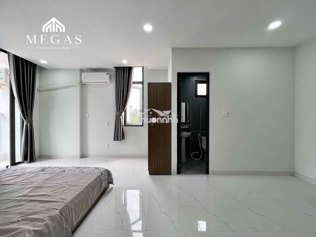 Căn hộ studio nhà mới xây ngay cvpm quang trung có bãi oto trong toà - Ảnh 3
