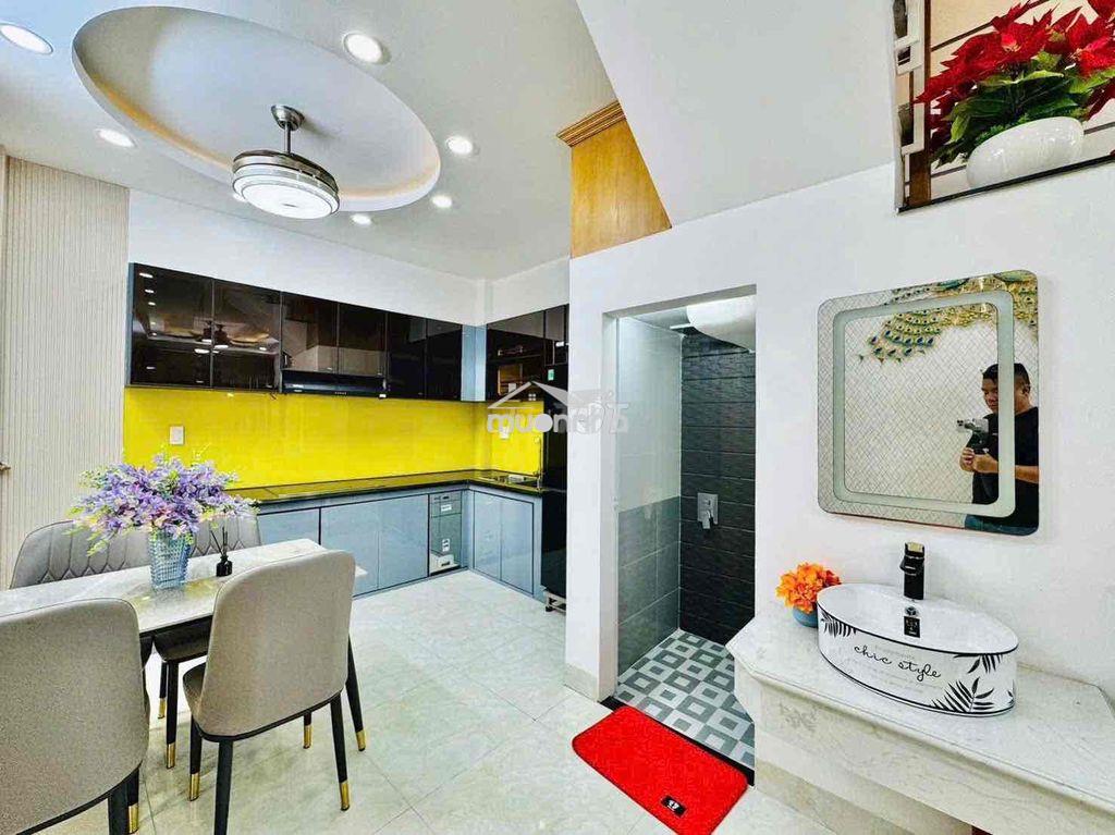 Nhà full nội thất 3,6x10,5m 2lầu (3pn 3wc) hẻm 3,5m. quang trung - Ảnh 4