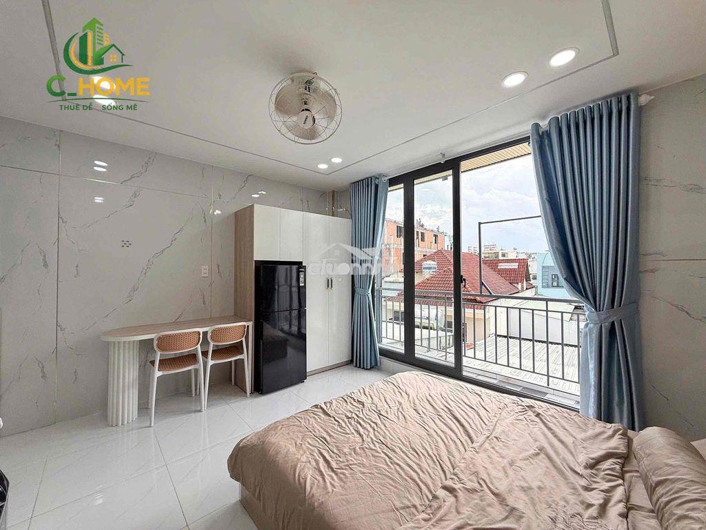 Căn hộ studio full nội thất ban công siêu thoáng mát - Ảnh 2