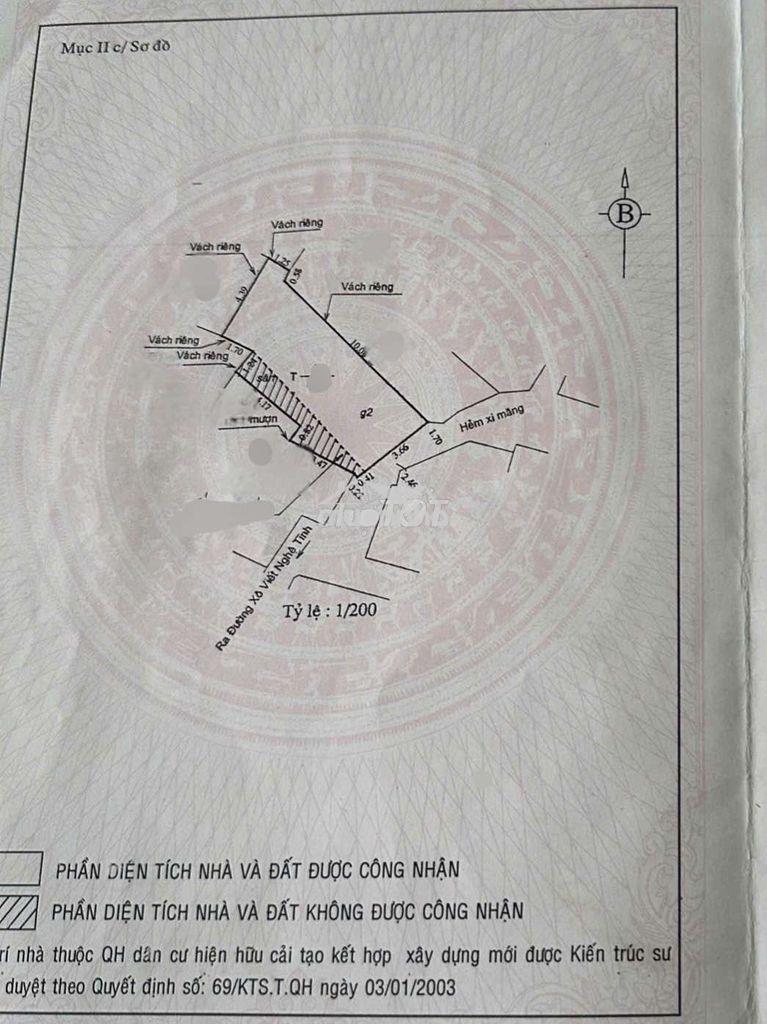 Bán nhà xô viêt nghê tînh binh thąnh phương 21 ců - Ảnh 2