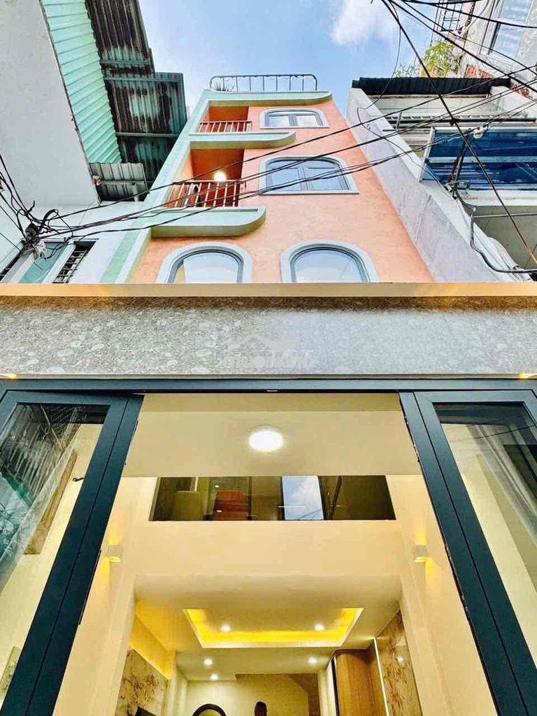 Bình thạnh - sát q.1 - 5 tầng lầu đẹp  - hẻm 3m cách xe hơi 1  căn