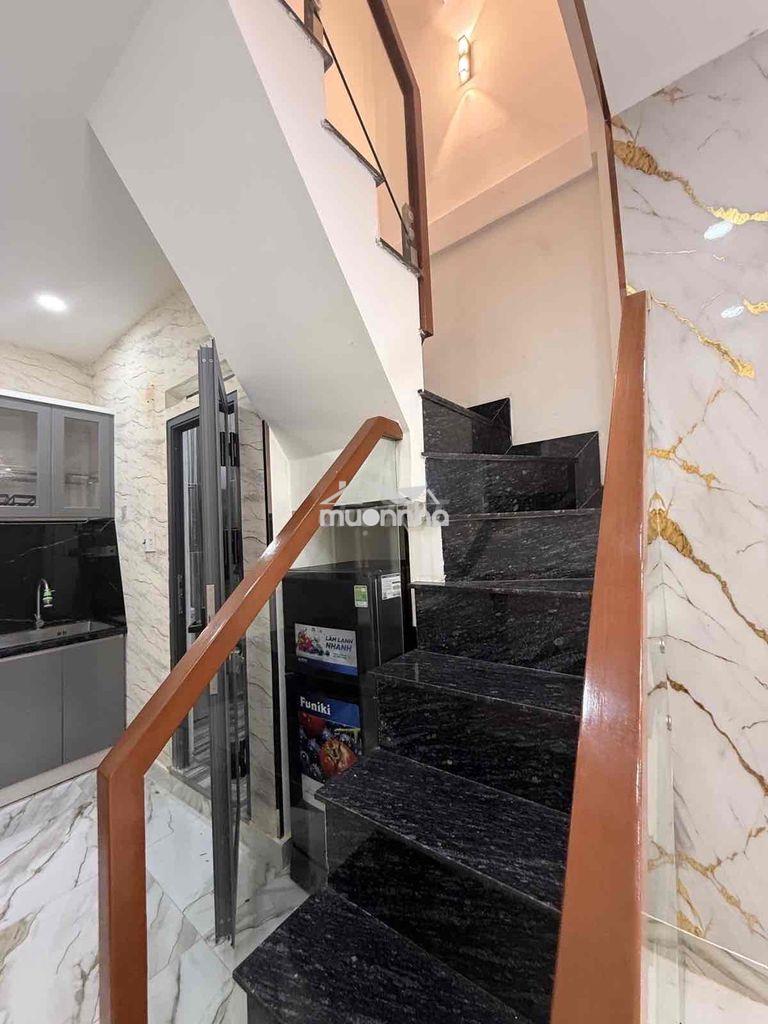 Mới đẹp 3 tầng 3pn, 22m2(2.9x7.5), hẻm 3m 1/ sát mt trần phú q5 - Ảnh 4
