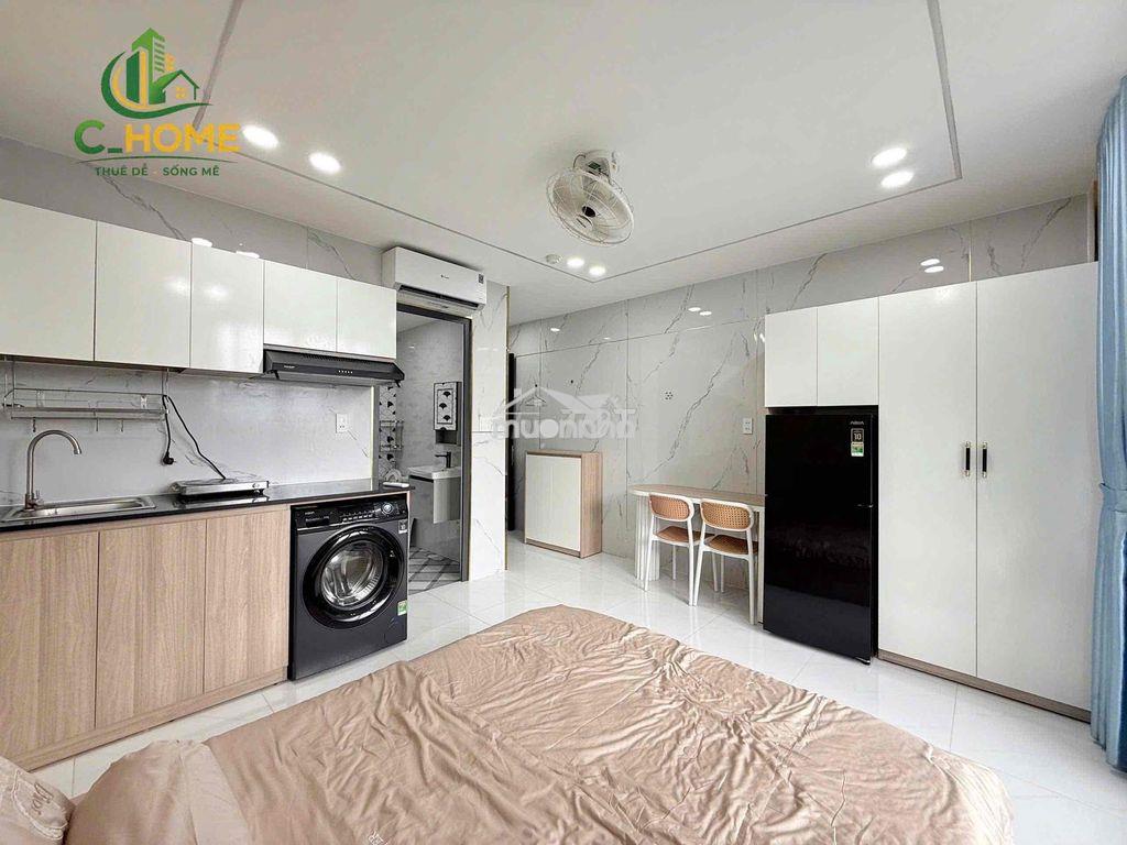 Căn hộ studio full nội thất ban công siêu thoáng mát - Ảnh 3