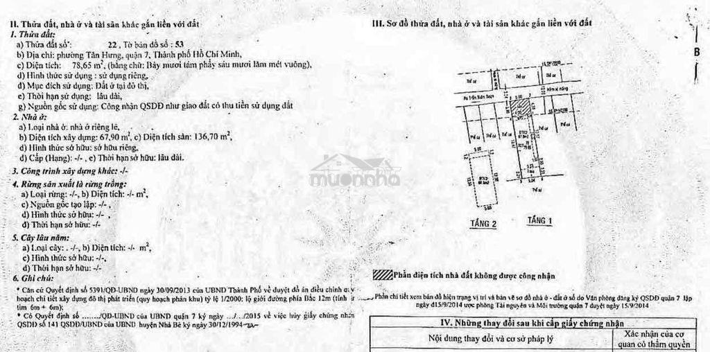 Nhà tại tân hưng, q7. đường trần xuân soạn 5x20 - Ảnh 3