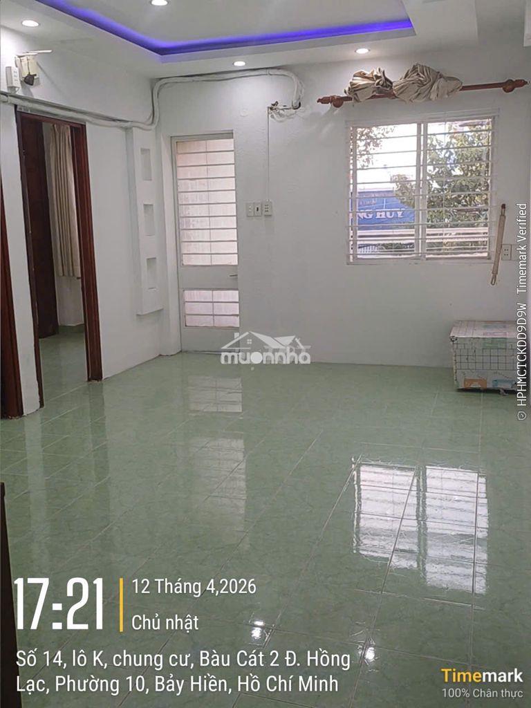 Chung cư bàu cát ii, 2,59 tỷ, 55 m2, thang bộ lầu thấp. - Ảnh 3