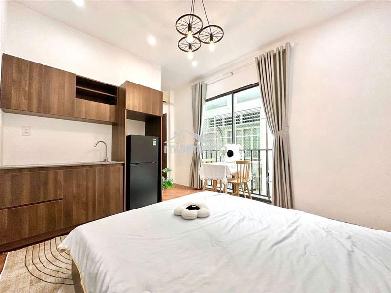 🏡Căn hộ studio gần vòng xoay phù đổng quận 1💯30m2_bancong full nt