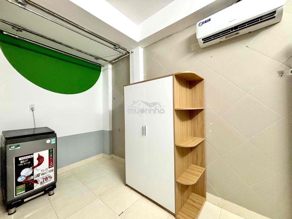 Phòng full nt trệt siêu rộng 40m2 máy giặt riêng - gần ufm kcx quận 4 - Ảnh 2