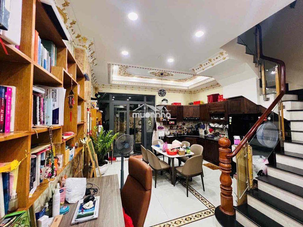 Nhà full nội thất 1 trệt 3 lầu 4pn 5x15m hẻm huỳnh tấn phát quận 7 - Ảnh 3