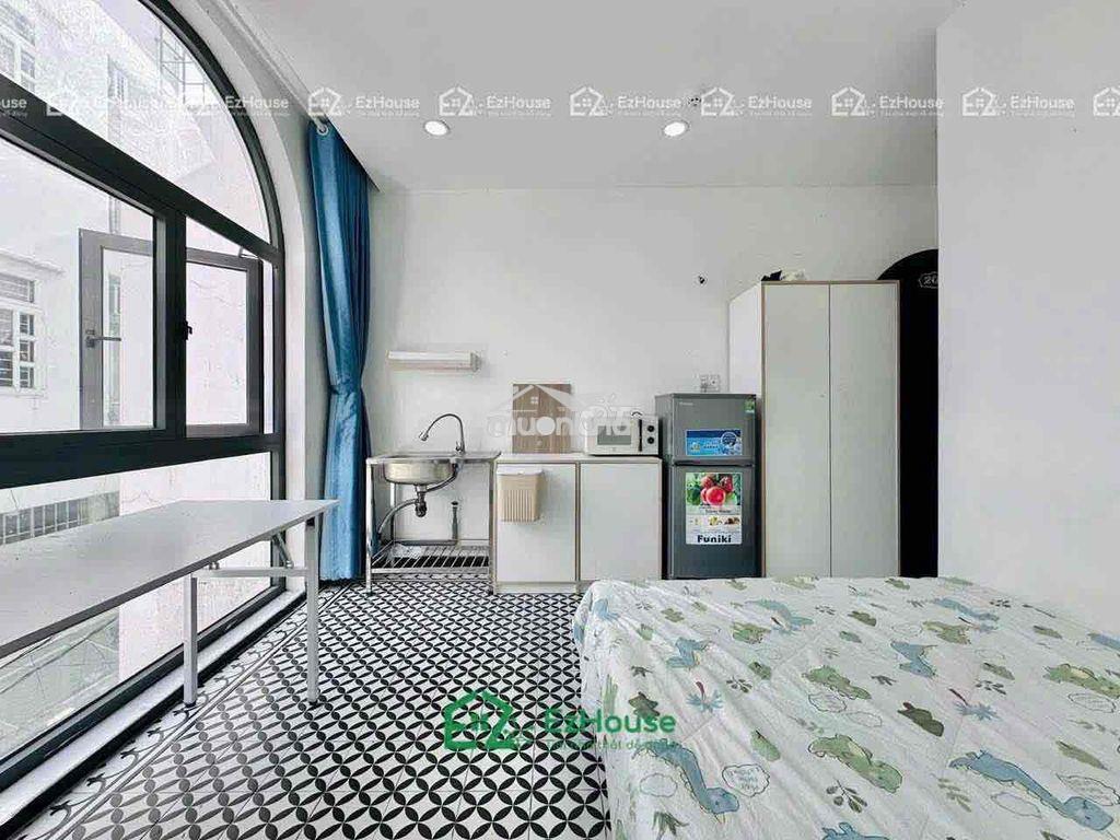 Căn hộ mini siêu xih full noi thất cửa sổ lớn thang máy dương bá trạc - Ảnh 3