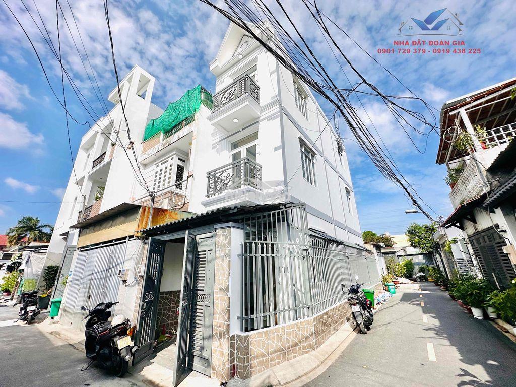 Bán nhà đẹp 4m x 14m 3 tầng góc 2 mặt tiền hẻm 5m đường lâm thị hố - Ảnh 2